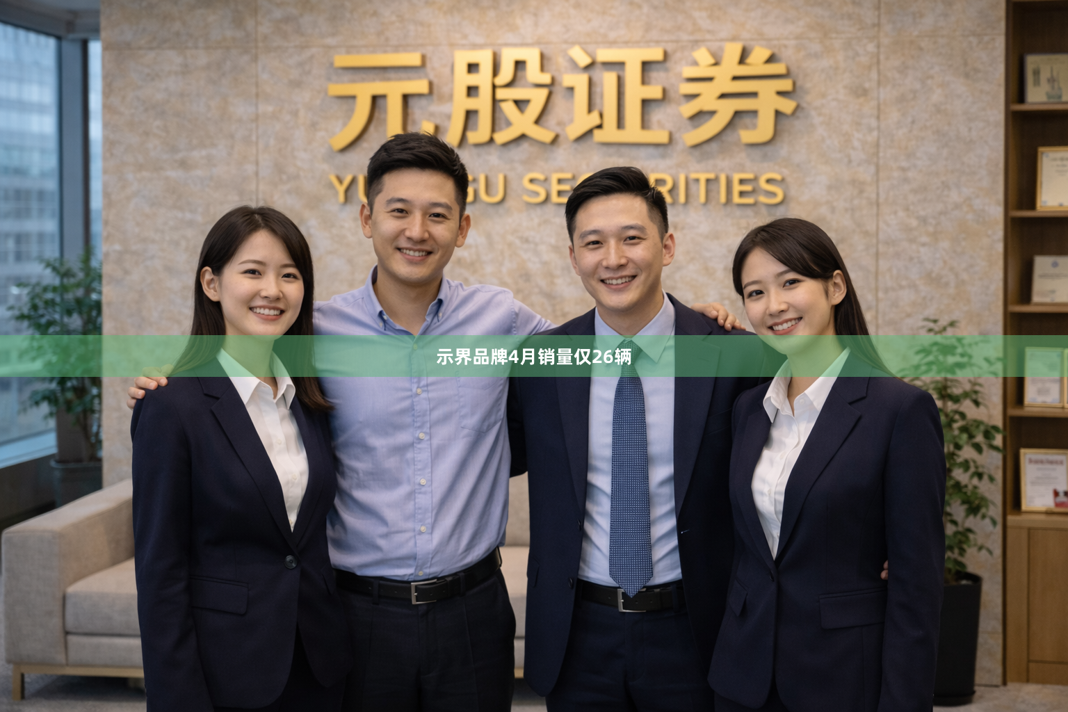 示界品牌4月销量仅26辆